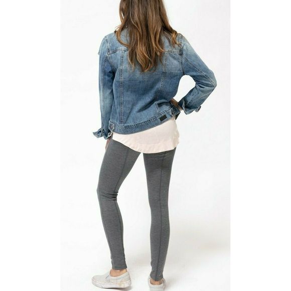 Evy’s Tree Ponte Pant Legging Heathered Charcoal XS - Picture 2 of 5